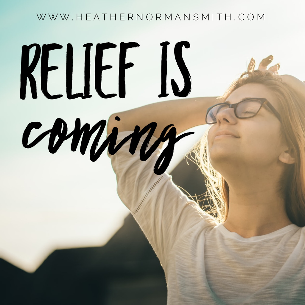 Heather Norman Smith devotion relief is coming